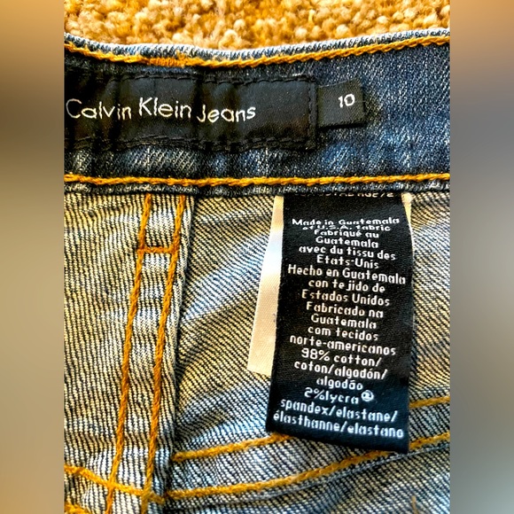 Calvin Klein Jeans Flare Leg Distressed size 10 - Picture 15 of 16